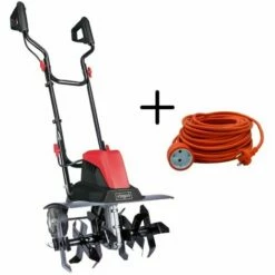 230V ELECTRIC TILLER GARDEN CULTIVATOR SCHEPPACH MTE460 + EXTENSION CABLE 20 MT