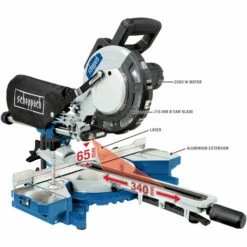 Scheppach HM216 Sliding Mitre Saw | 2x Blades - 2000w - 230v 3 Scheppach HM216 Sliding Mitre Saw | 2x Blades - 2000w - 230v -SCHEPPACH Sales 35680243 2