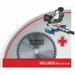 Scheppach HM216 Sliding Mitre Saw | 2x Blades - 2000w - 230v 4 Scheppach HM216 Sliding Mitre Saw | 2x Blades - 2000w - 230v -SCHEPPACH Sales 35680243 3