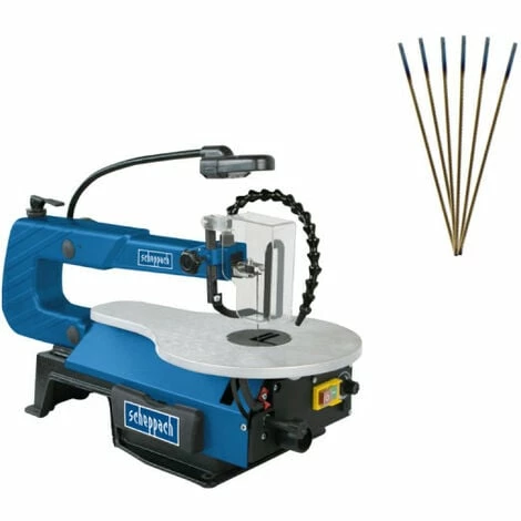 Pack SCHEPPACH Scroll Saw 405 Mm - 120W - SD1600V - Set Of 6 Blades - 25 Teeth 3 Pack SCHEPPACH Scroll Saw 405 Mm - 120W - SD1600V - Set Of 6 Blades - 25 Teeth