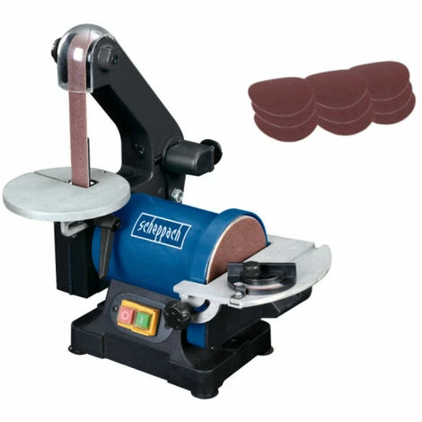 Pack SCHEPPACH Belt and disc sander - 250 W - BTS700 - 9 sanding discs Pack SCHEPPACH Belt And Disc Sander - 250 W - BTS700 - 9 Sanding Discs -SCHEPPACH Sales 51519476 1