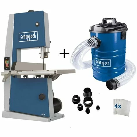 230V BANDSAW VERTICAL WOOD 205 MM 300W SCHEPPACH BASA1 + DUST EXTRACTOR DC100 230V BANDSAW VERTICAL WOOD 205 MM 300W SCHEPPACH BASA1 + DUST EXTRACTOR DC100 -SCHEPPACH Sales 58740962 1