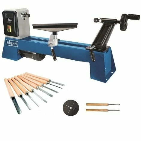 230V HOBBY LATHE FOR WOOD 500 MM 400W SCHEPPACH DM500T + SET 8 CHISELS GOUGES 230V HOBBY LATHE FOR WOOD 500 MM 400W SCHEPPACH DM500T + SET 8 CHISELS GOUGES -SCHEPPACH Sales 62439517 1